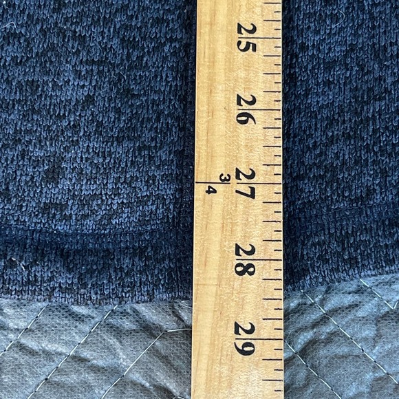 Goodthreads Jacket Mens XXL 2X Blue Hooded Snap Long Sleeve Fleece Lined - Picture 11 of 11